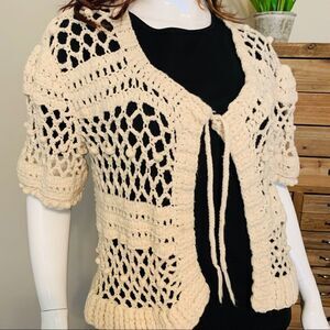 Vintage Hand Knitted Sweater Vest Size M/L